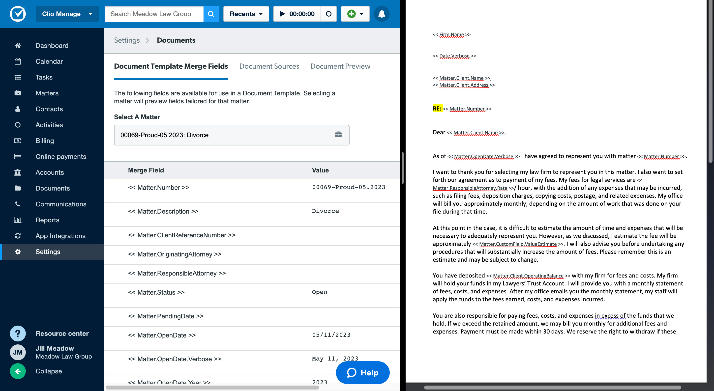 Document Templates Home